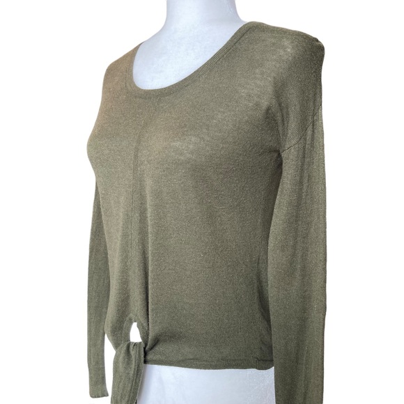 Madewell Women’s long sleeve tie front lightweight sweater—Sz XXS - Picture 5 of 14